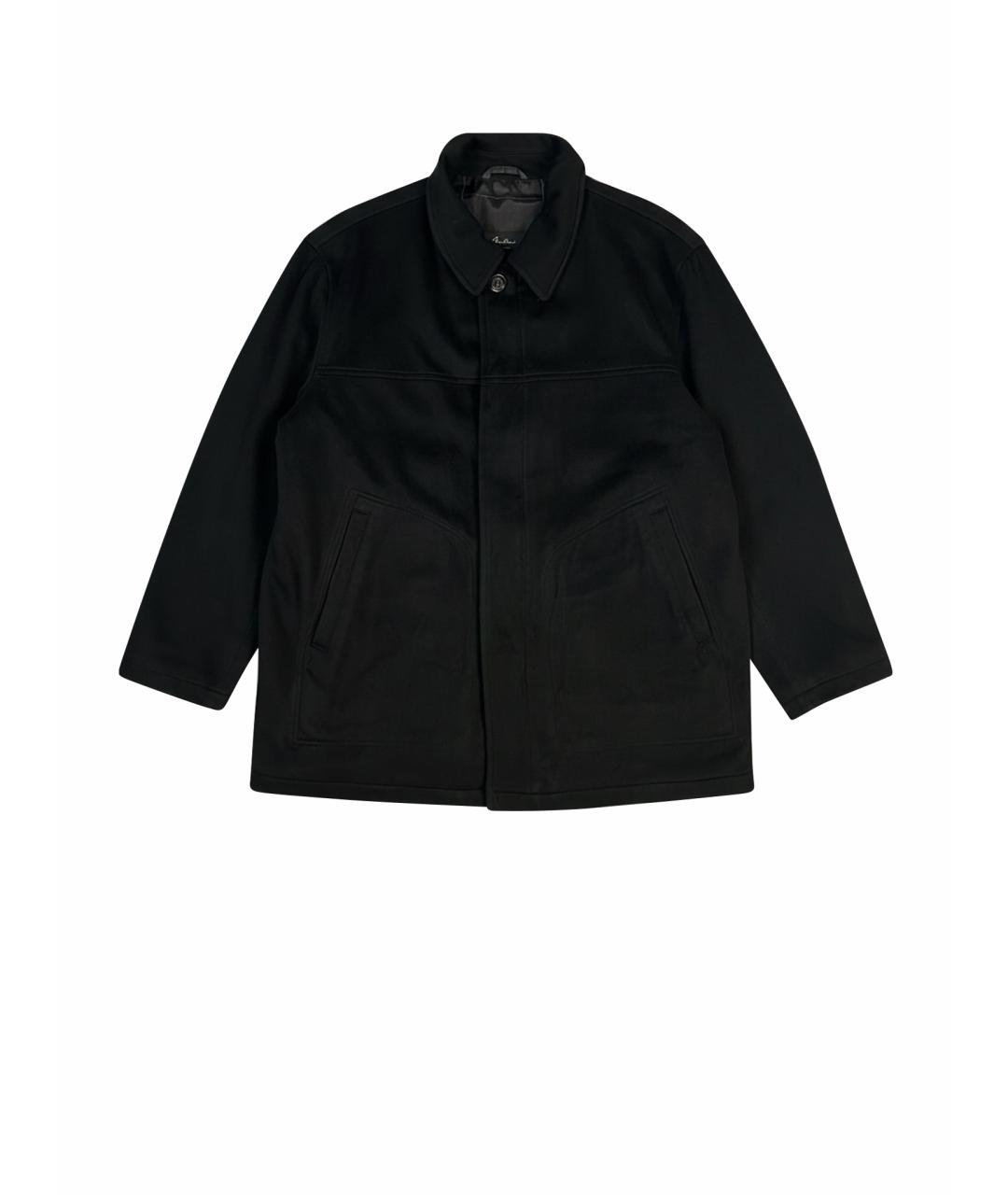 CORNELIANI Черное шерстяное пальто, фото 1