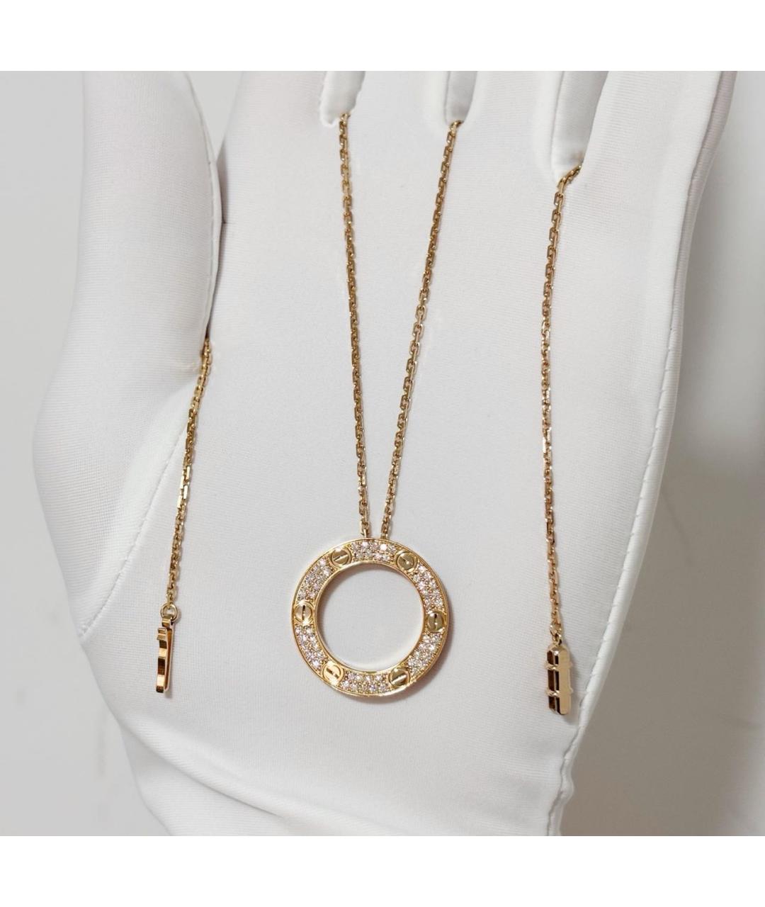 CARTIER Розовое колье из розового золота, фото 4