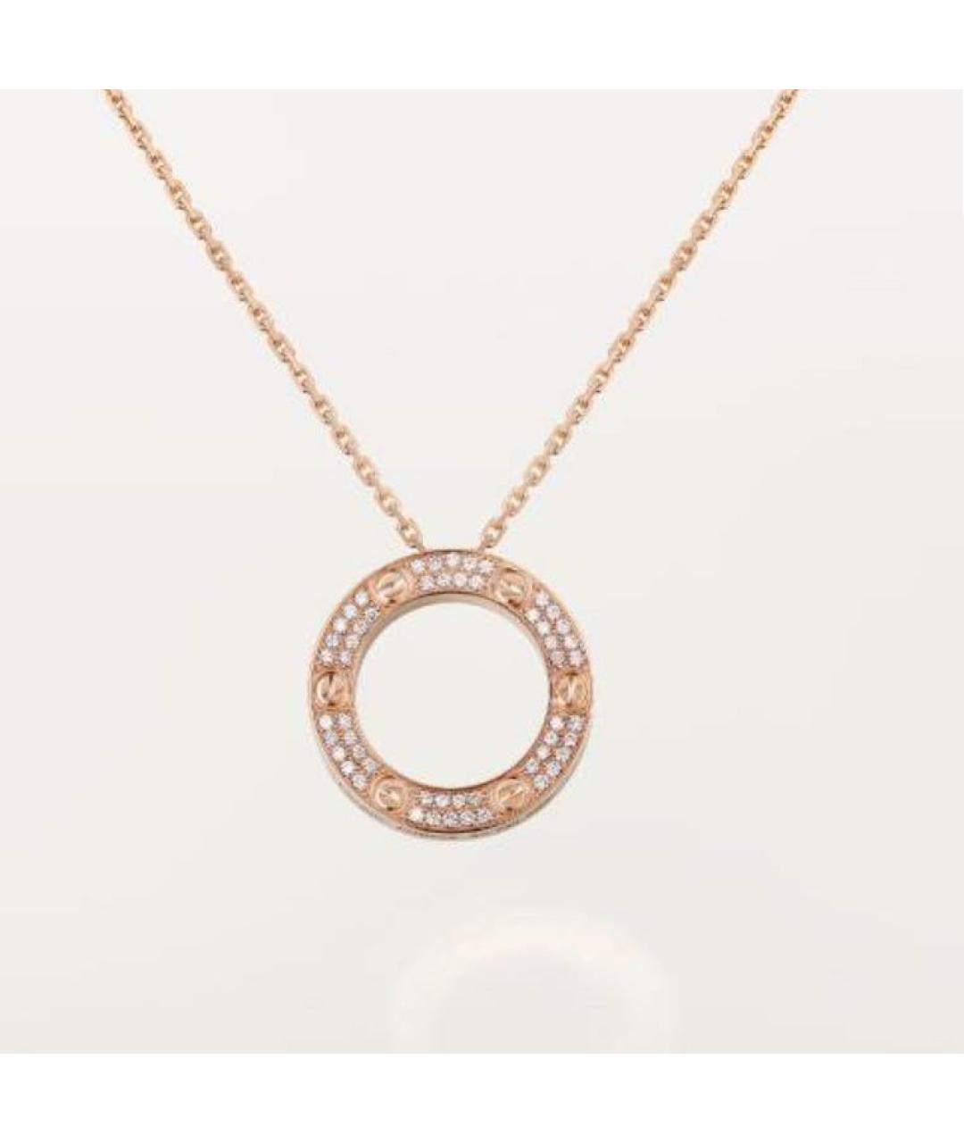 CARTIER Розовое колье из розового золота, фото 8