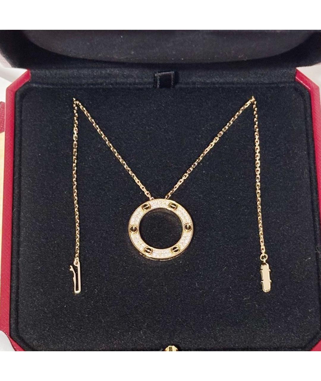 CARTIER Розовое колье из розового золота, фото 2