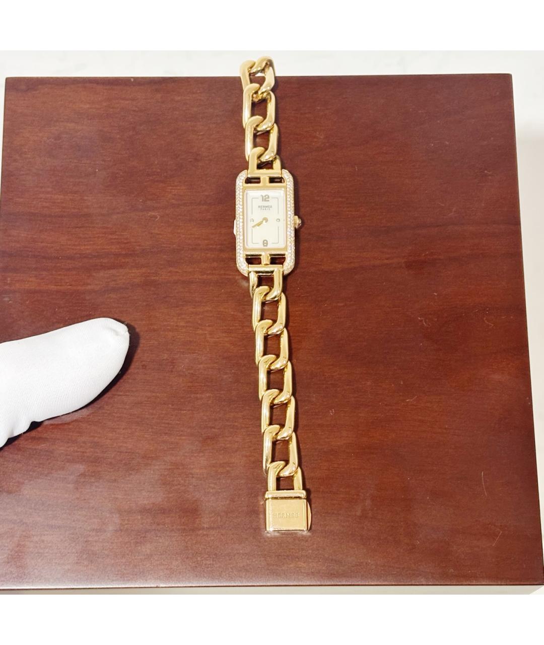 HERMES Белые жемчужные часы, фото 2