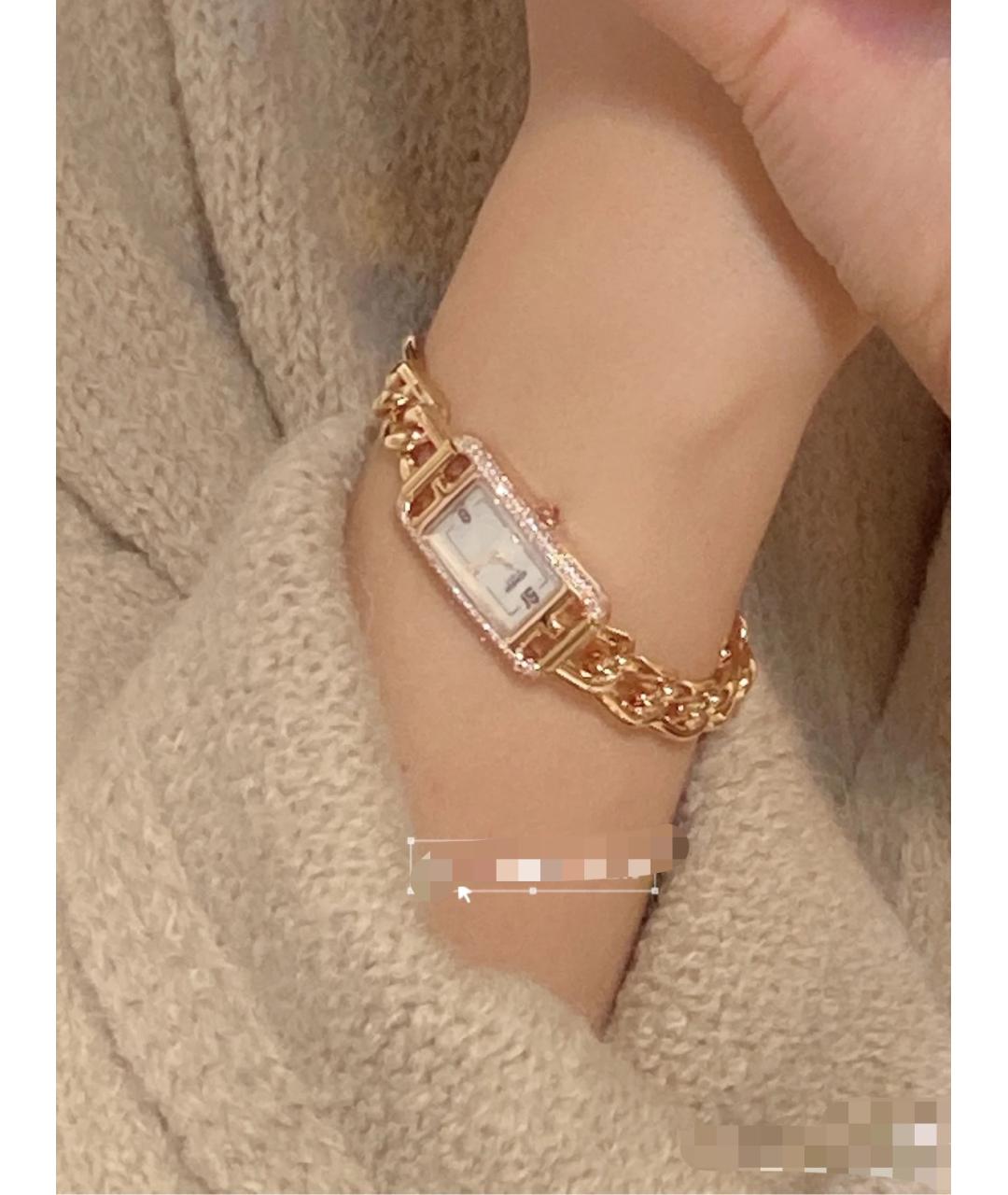 HERMES Белые жемчужные часы, фото 7