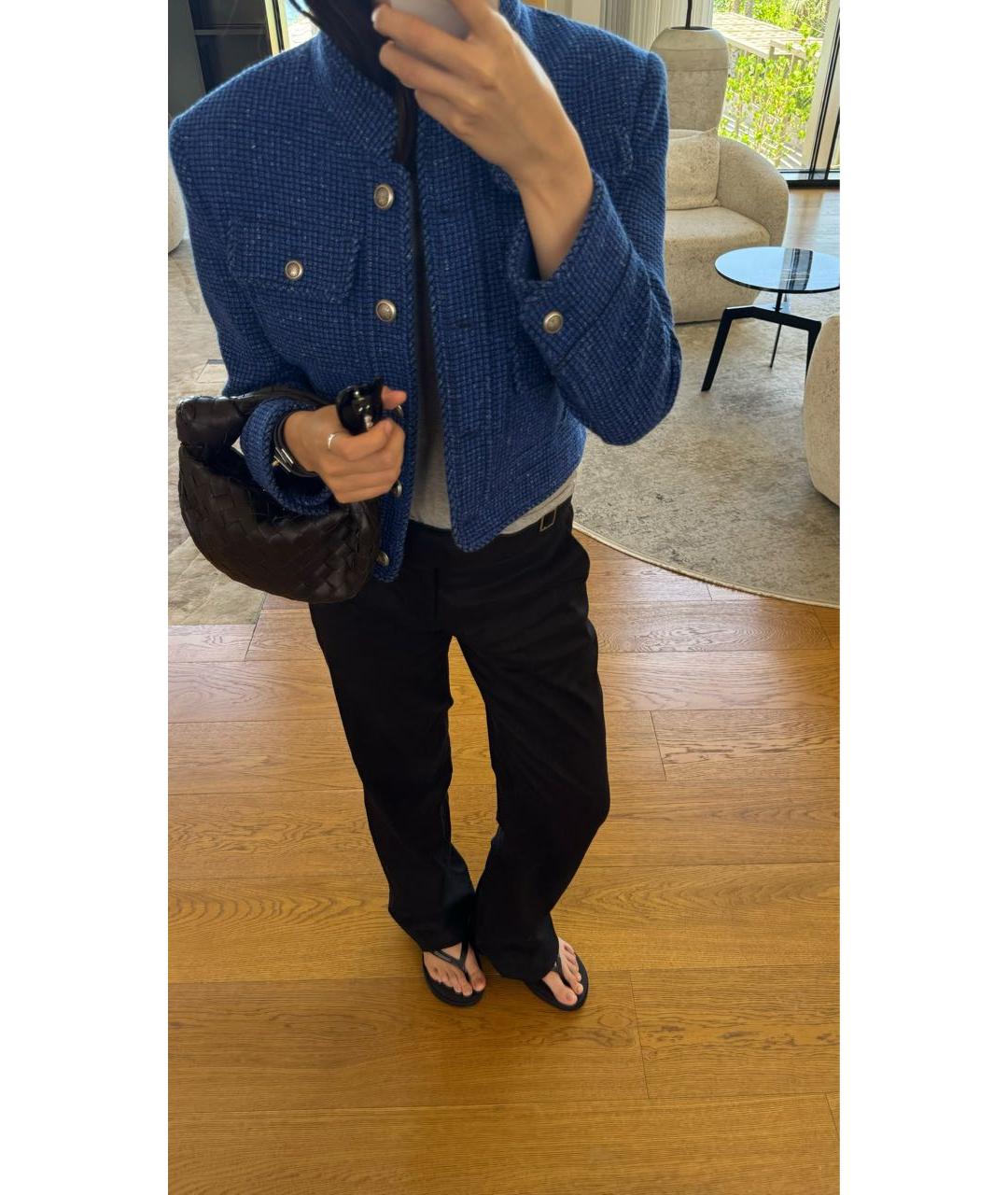 BOTTEGA VENETA Коричневая кожаная сумка с короткими ручками, фото 3