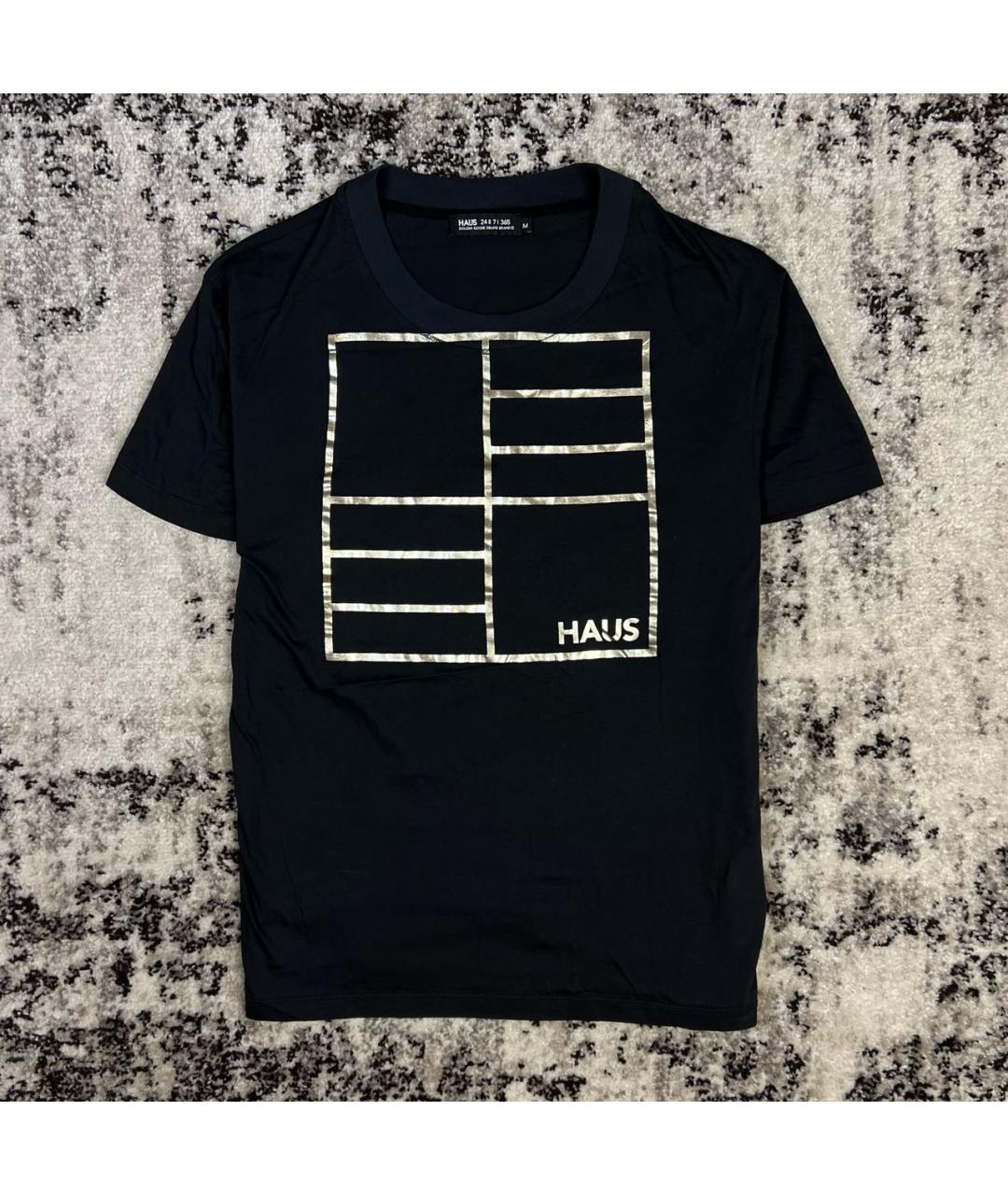 GOLDEN GOOSE DELUXE BRAND Черная хлопковая футболка, фото 6