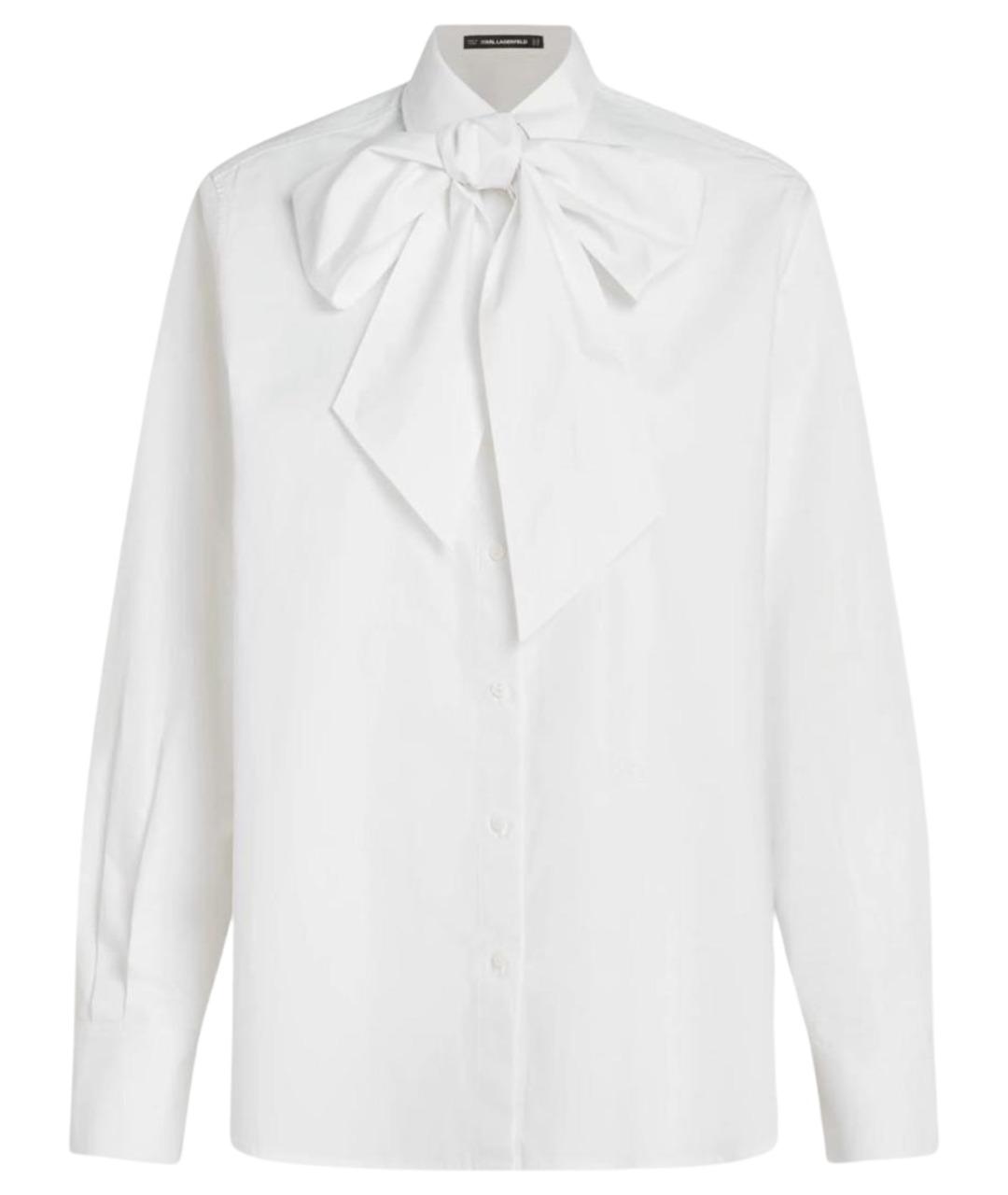 KARL LAGERFELD Белая хлопковая рубашка, фото 1