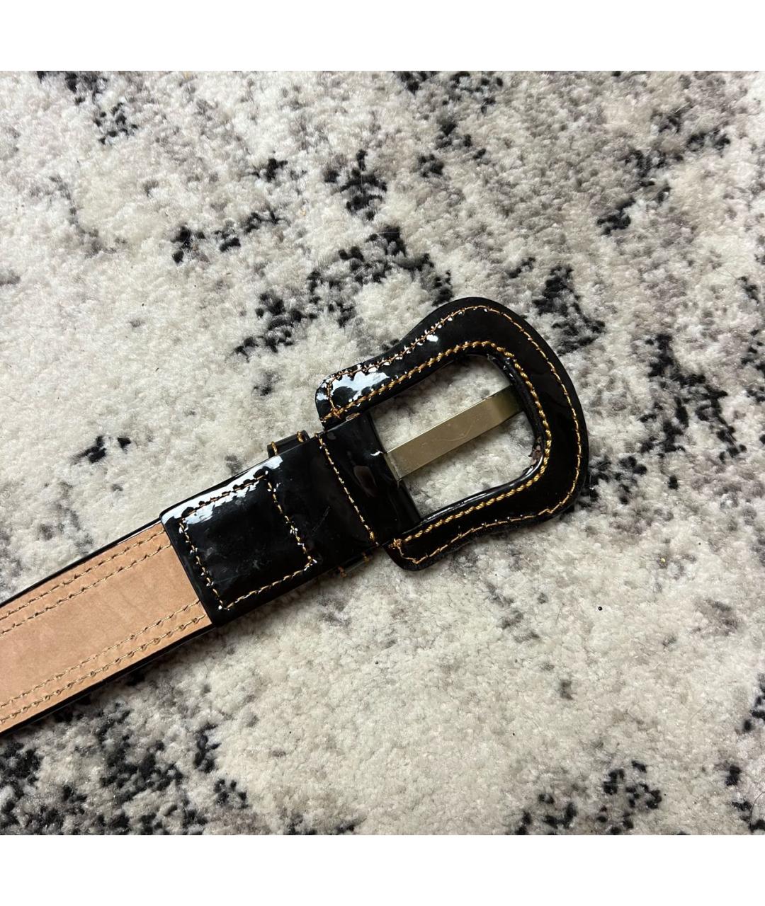 FENDI Коричневый кожаный ремень, фото 4