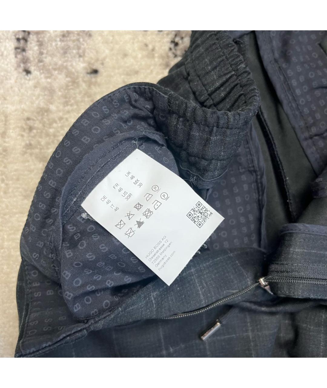 HUGO BOSS Серые классические брюки, фото 6