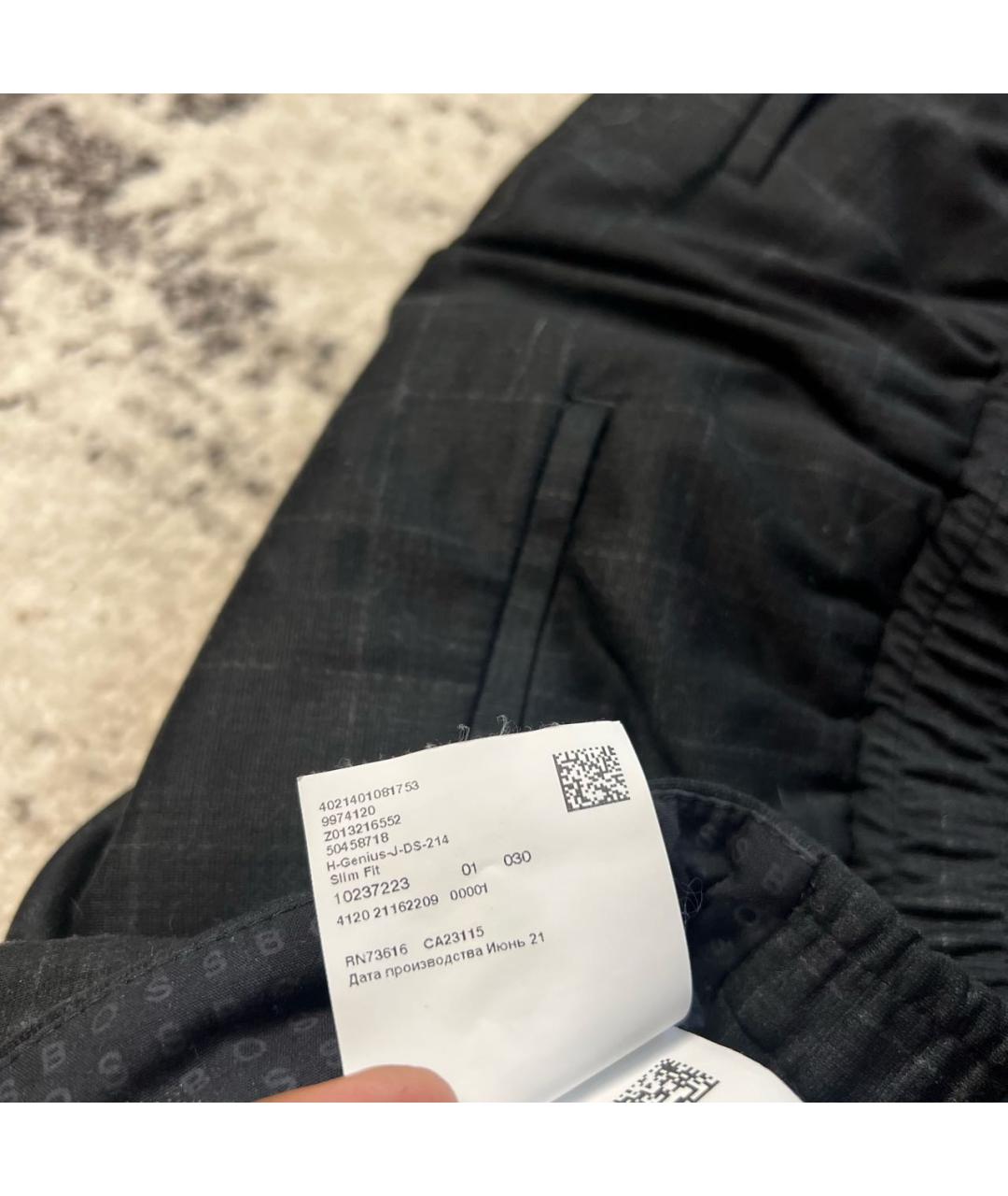 HUGO BOSS Серые классические брюки, фото 8