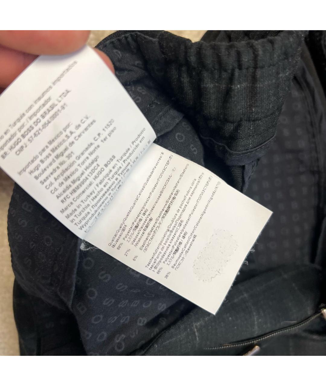 HUGO BOSS Серые классические брюки, фото 7