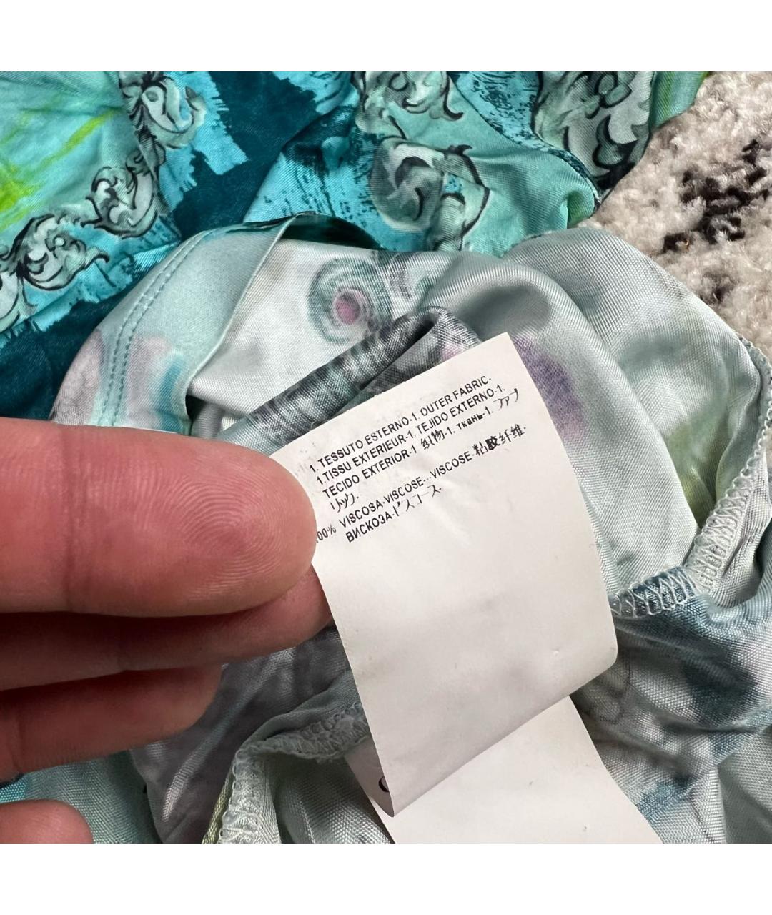 VERSACE COLLECTION Мульти вискозная водолазка, фото 6