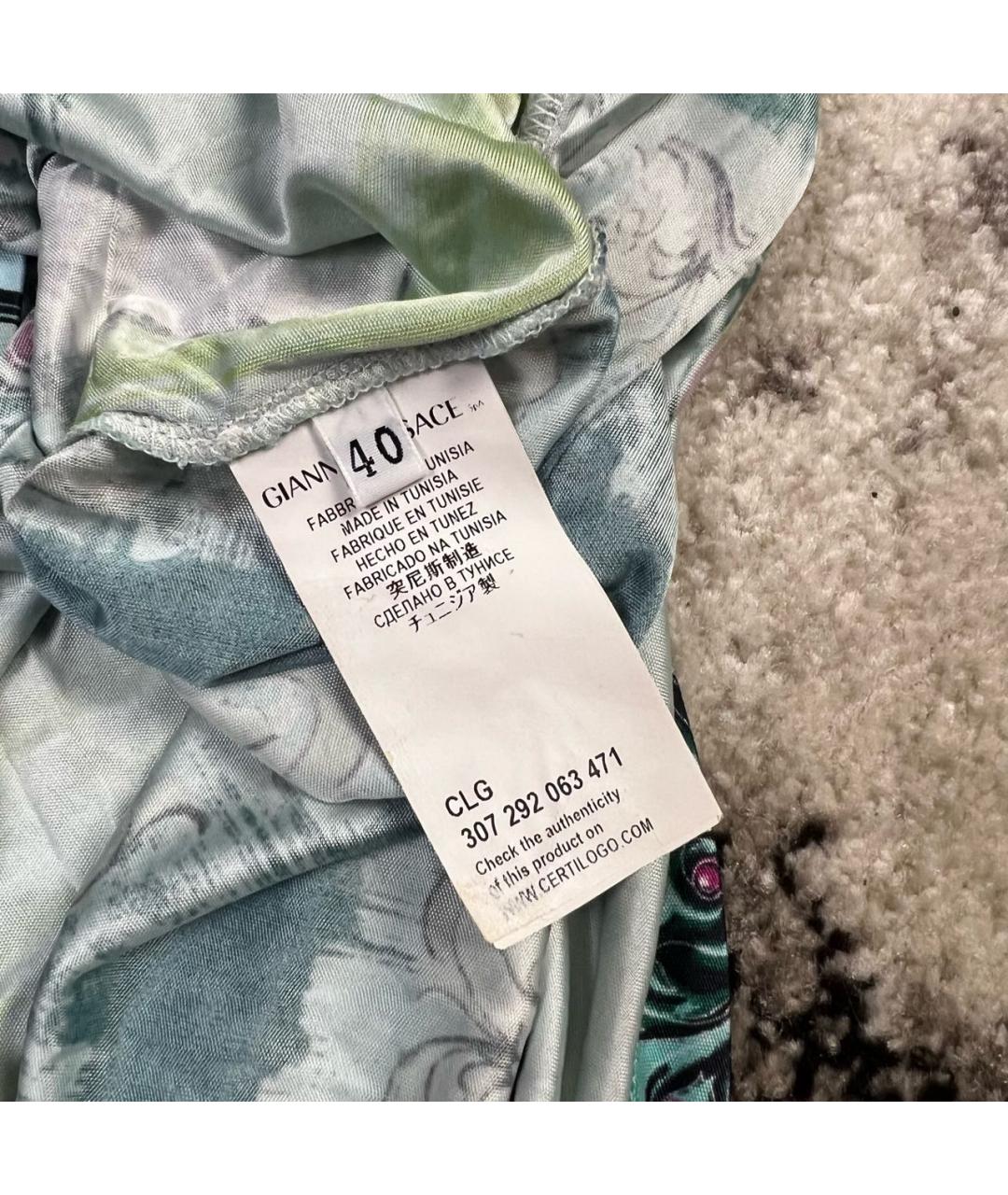 VERSACE COLLECTION Мульти вискозная водолазка, фото 5