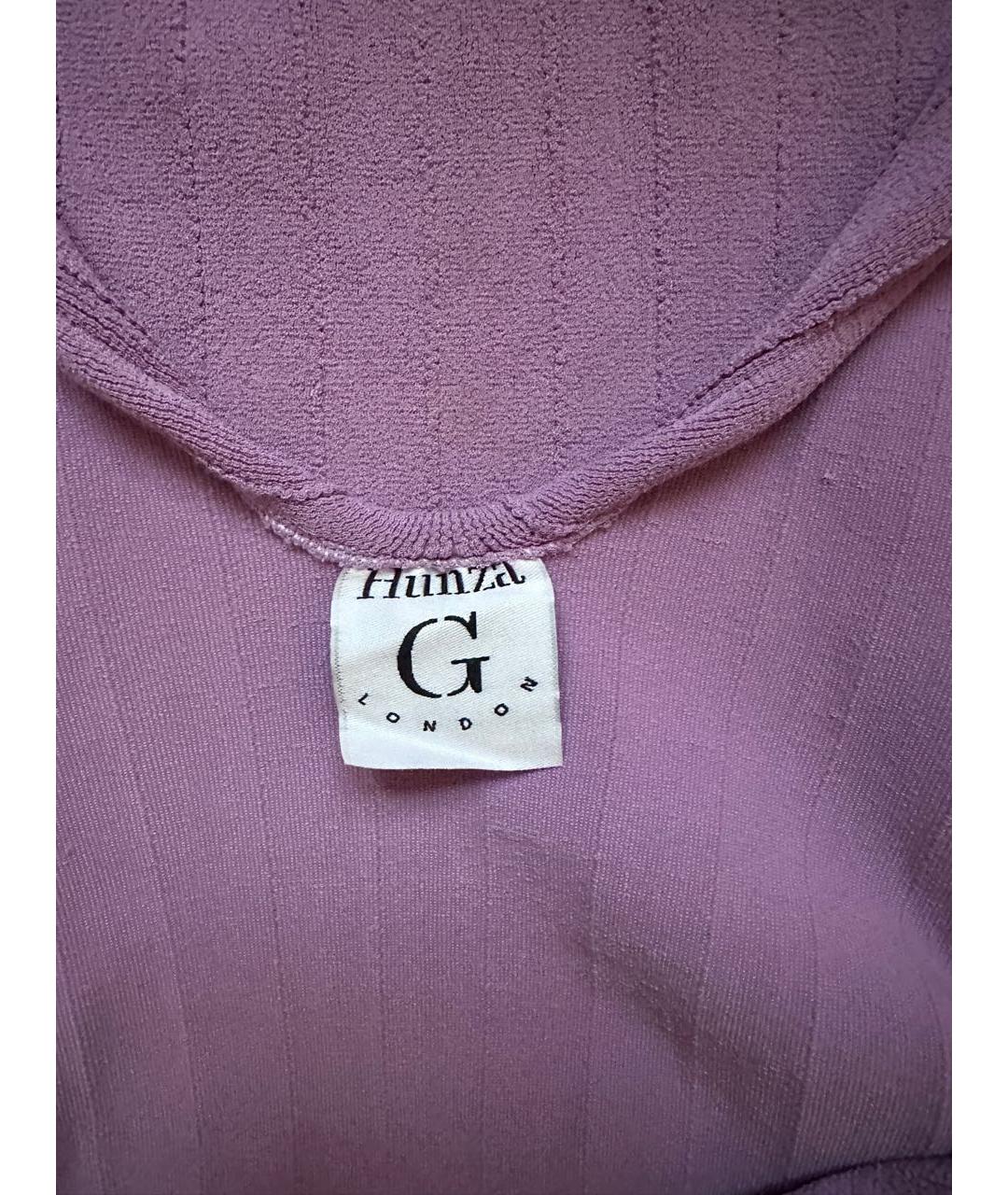 HUNZA G Фиолетовый купальник, фото 6