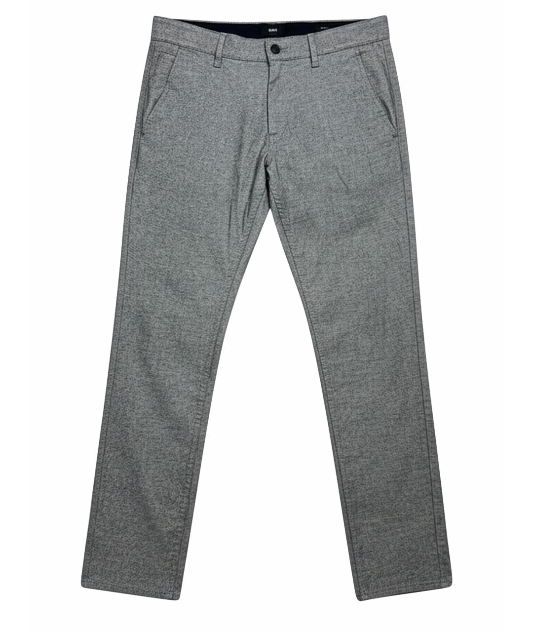 HUGO BOSS Серые повседневные брюки, фото 1