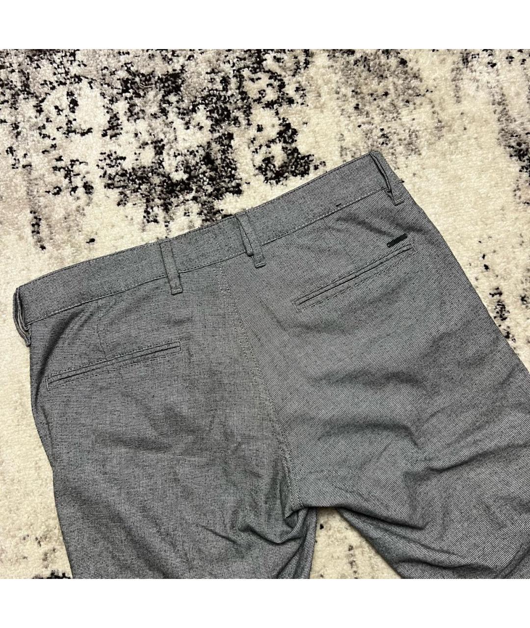 HUGO BOSS Серые повседневные брюки, фото 3