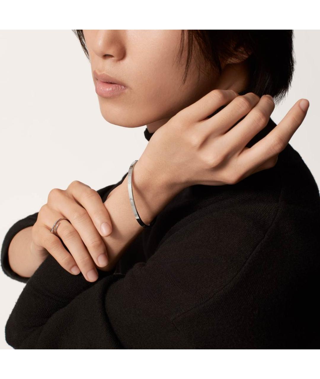 CARTIER Серебрянный браслет из белого золота, фото 7