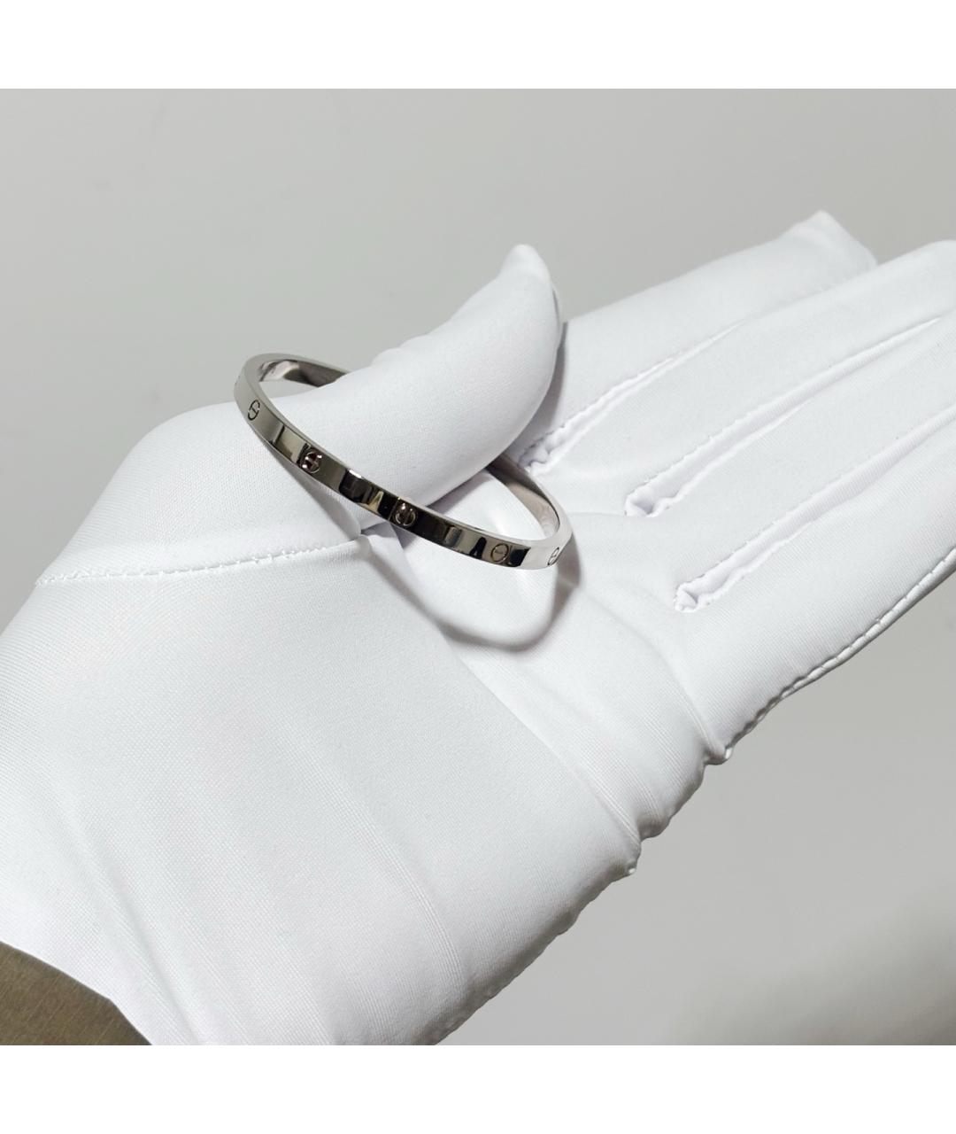 CARTIER Серебрянный браслет из белого золота, фото 6