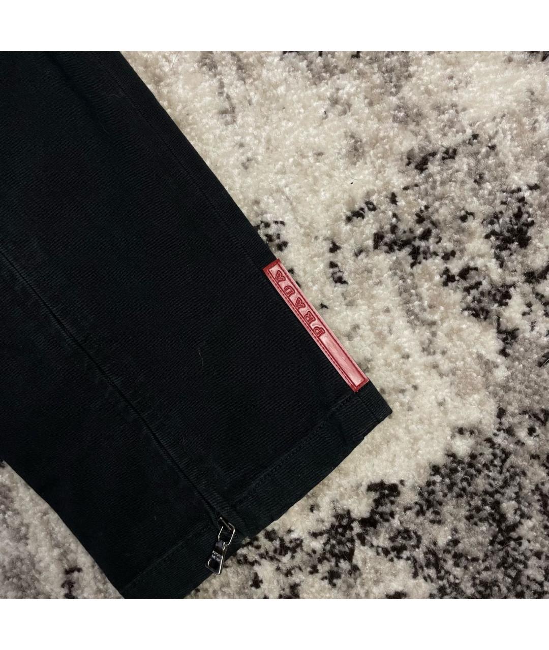 PRADA Черные прямые брюки, фото 8
