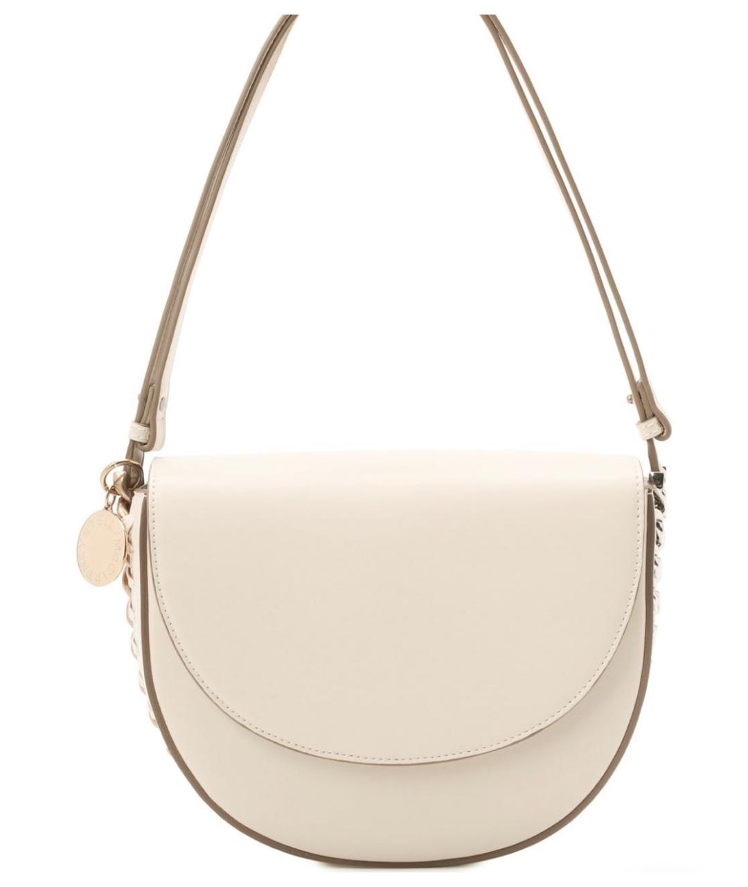 STELLA MCCARTNEY Бежевая сумка через плечо из искусственной кожи, фото 4