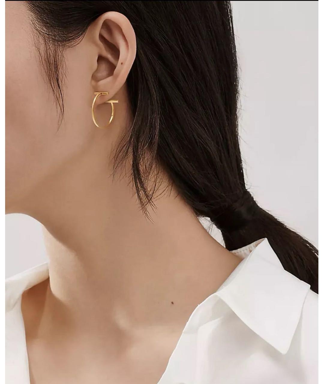 TIFFANY&CO Розовые серьги из розового золота, фото 5