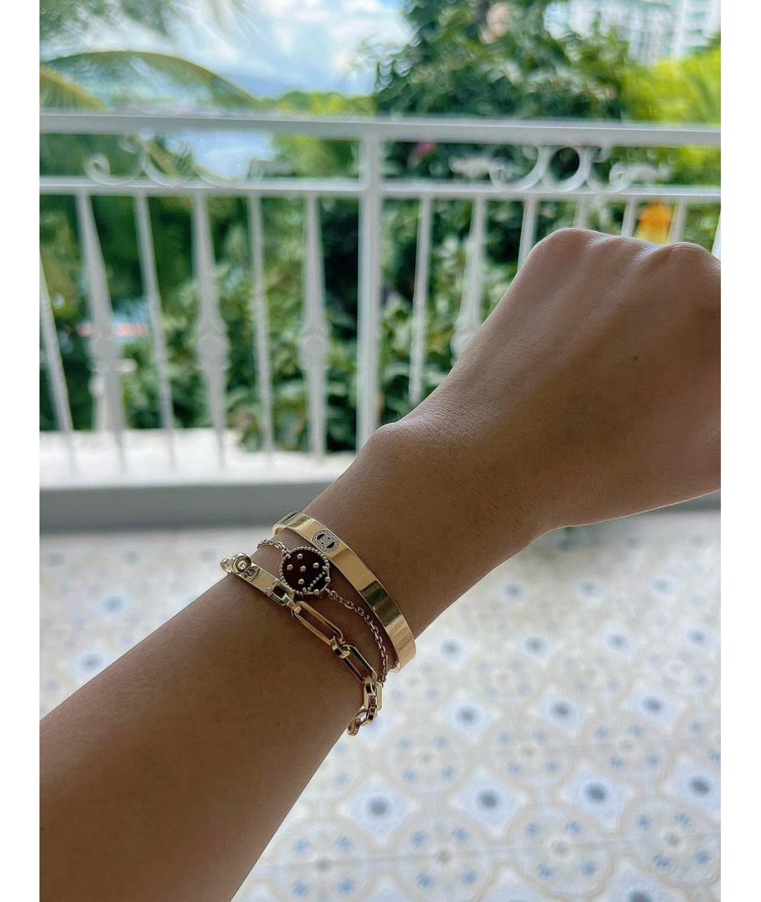 HERMES Золотой браслет из розового золота, фото 8