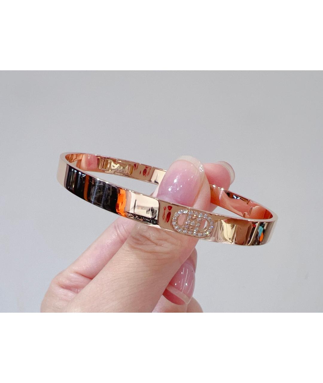 HERMES Золотой браслет из розового золота, фото 3