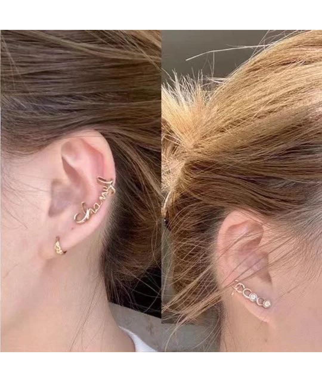 CHANEL Серебряные металлические серьги, фото 5