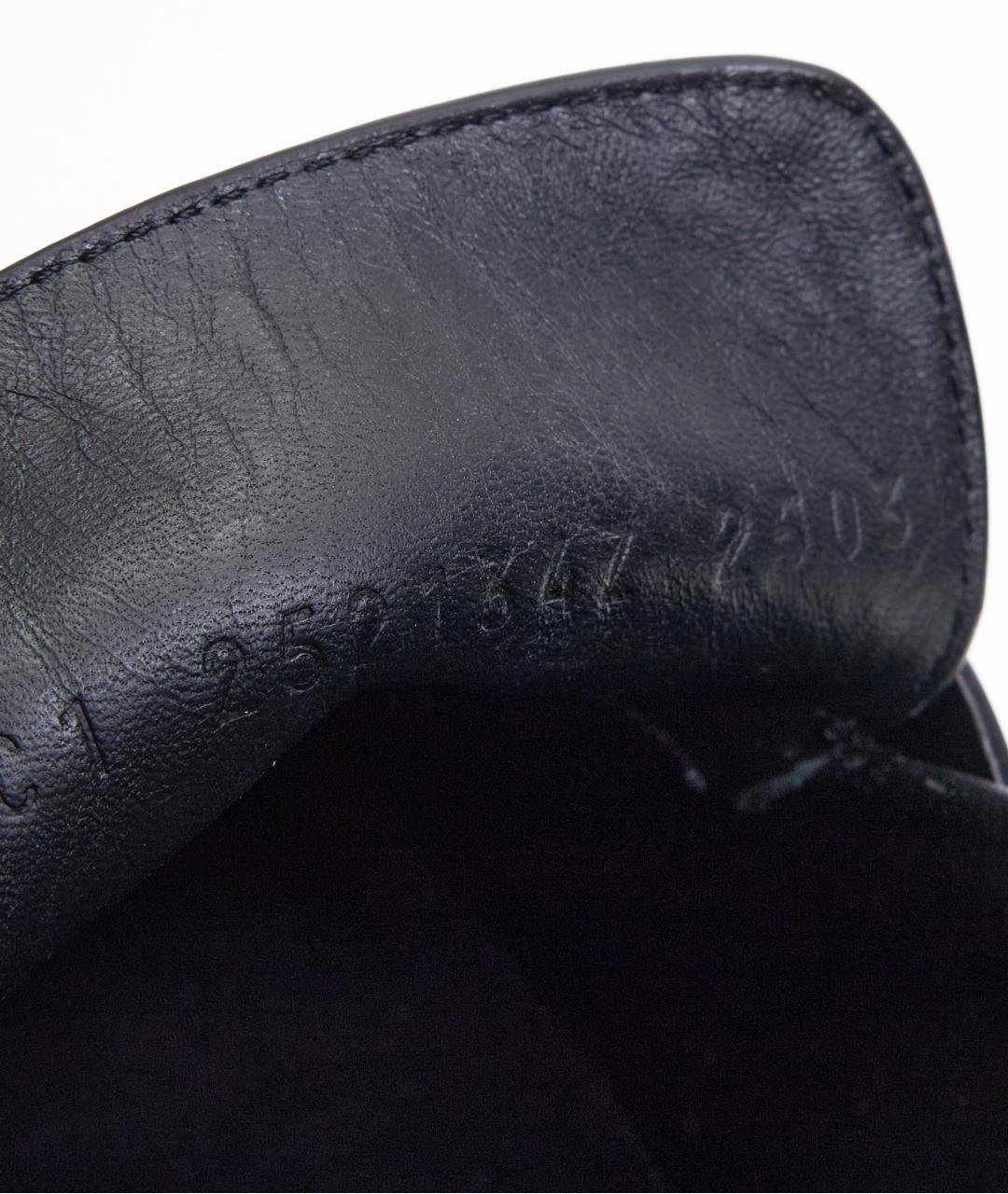 HERMES Черные кожаные лоферы, фото 6