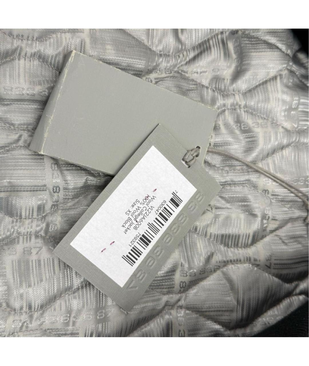 VETEMENTS Черная шерстяная куртка, фото 4