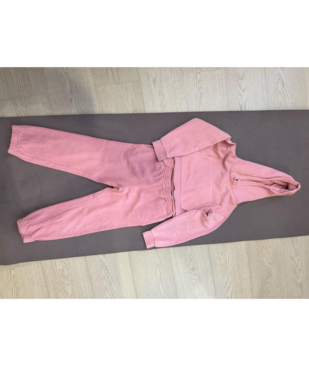 STELLA MCCARTNEY KIDS Розовый хлопковый комплект, фото 4