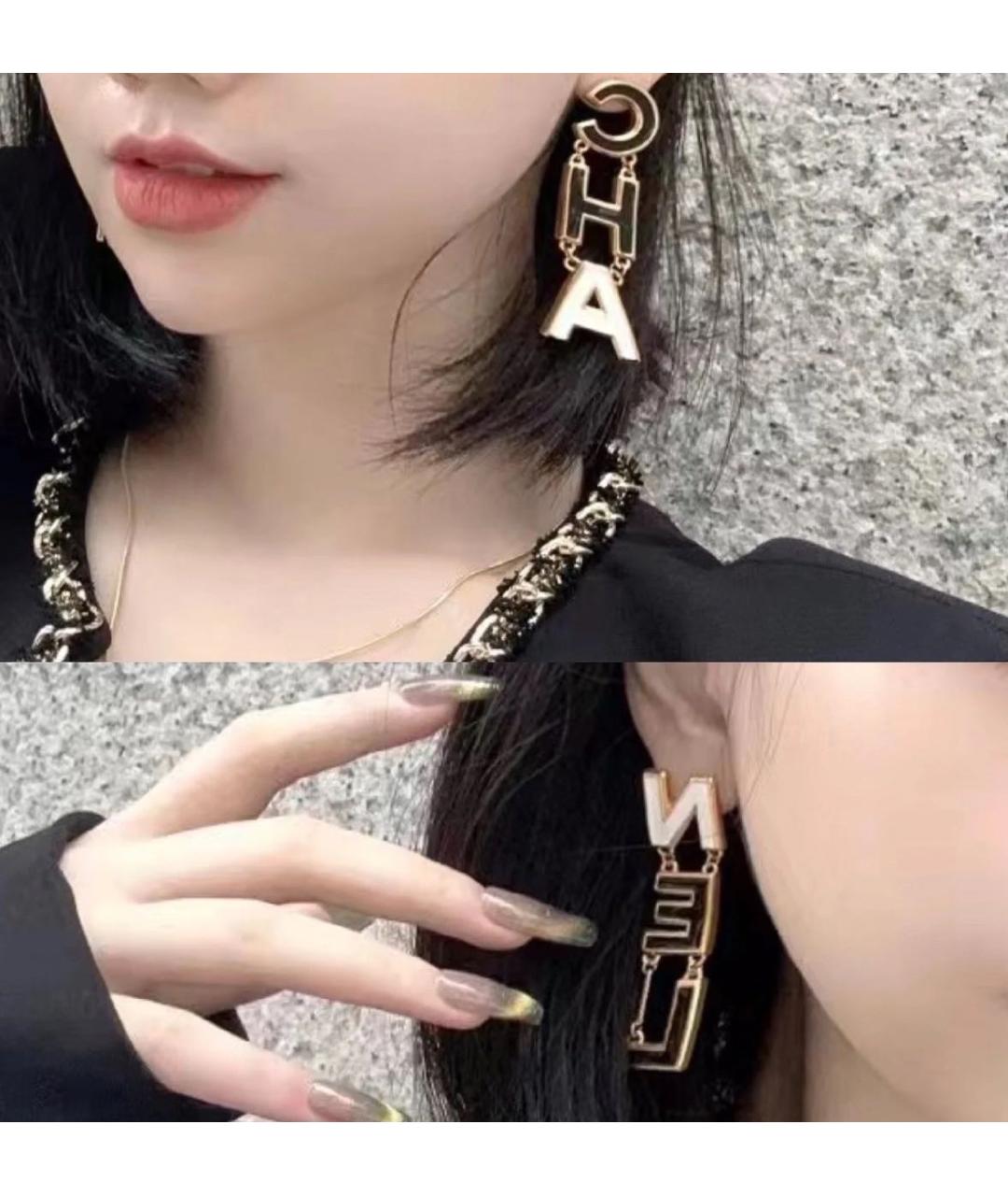 CHANEL Мульти металлические серьги, фото 4