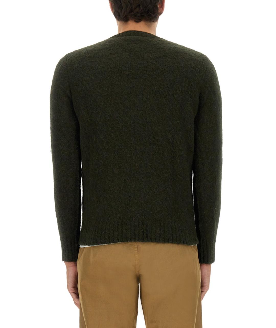 ASPESI Хаки шерстяной джемпер / свитер, фото 3