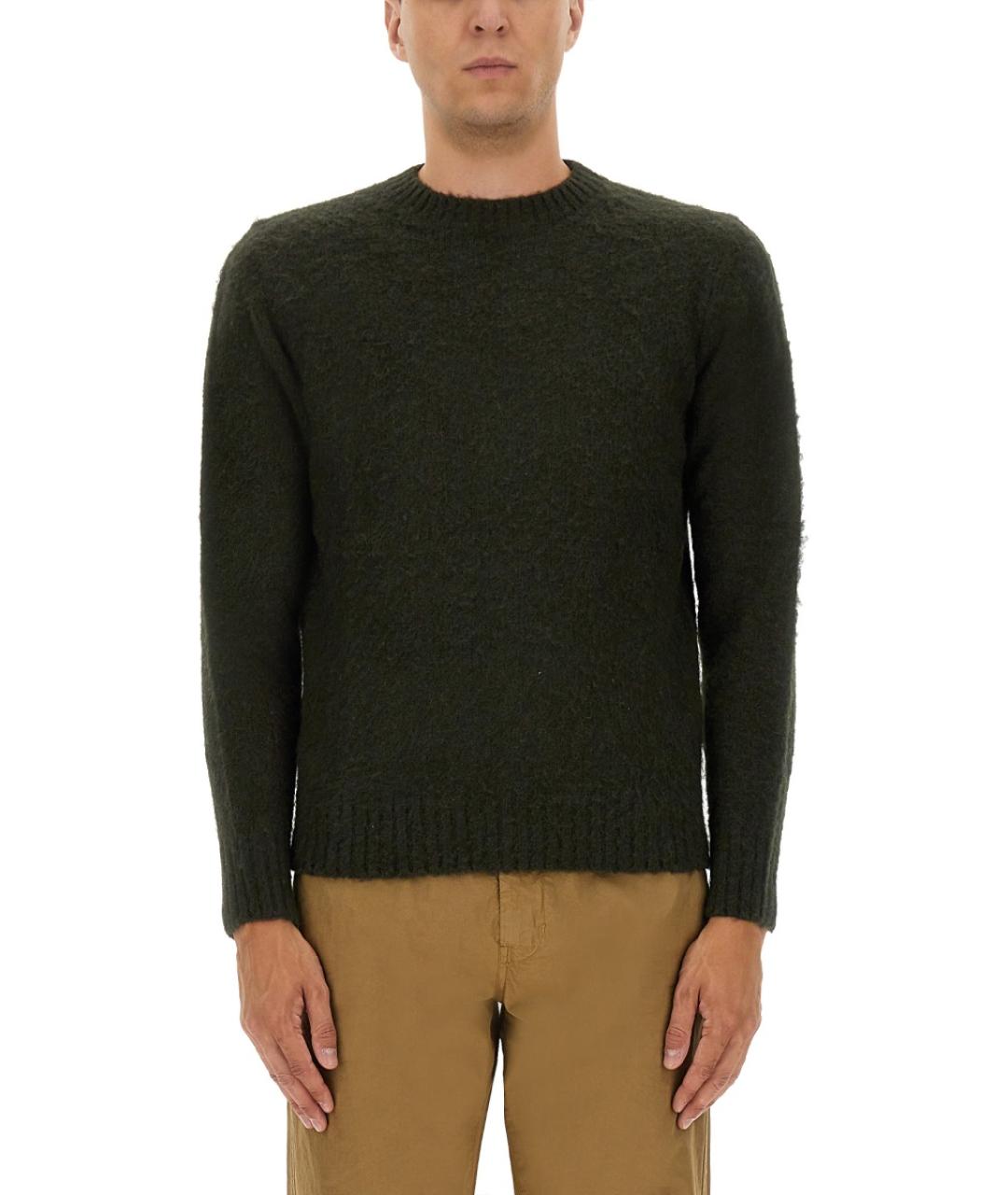 ASPESI Хаки шерстяной джемпер / свитер, фото 5