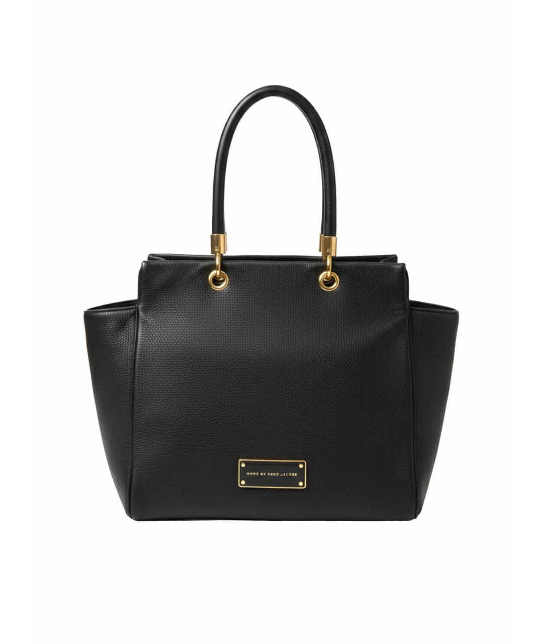 MARC BY MARC JACOBS Черная кожаная сумка тоут, фото 1