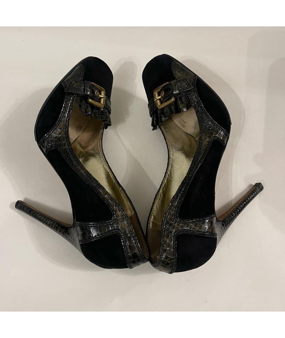 DSQUARED2 Черные замшевые туфли, фото 5