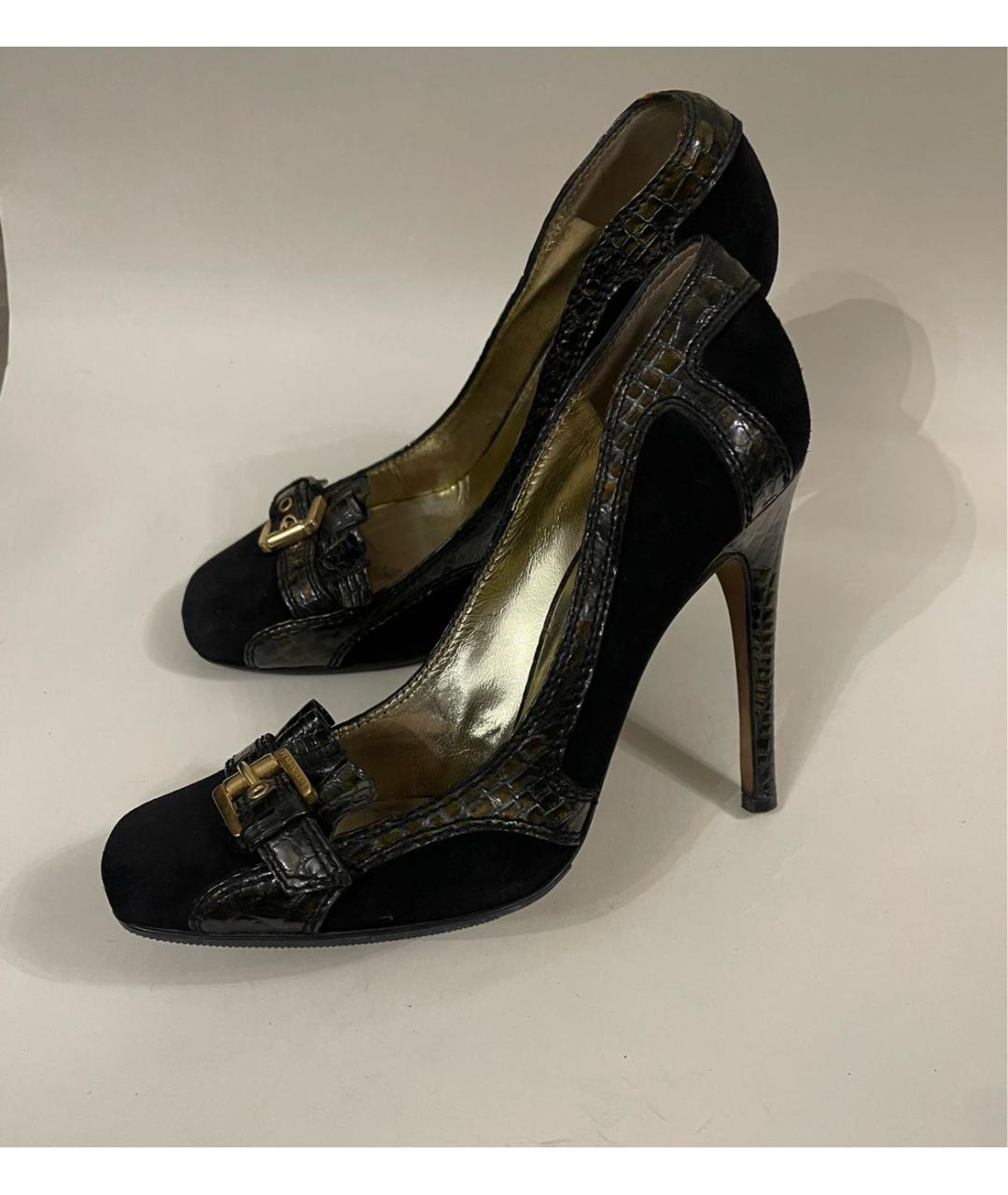 DSQUARED2 Черные замшевые туфли, фото 2