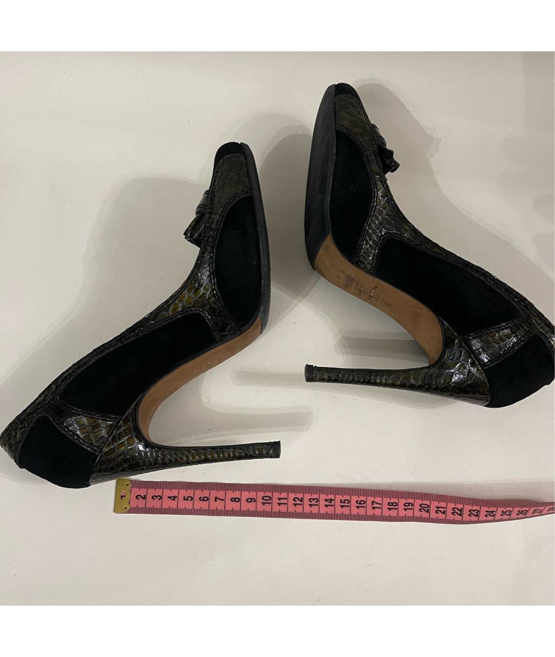 DSQUARED2 Черные замшевые туфли, фото 6