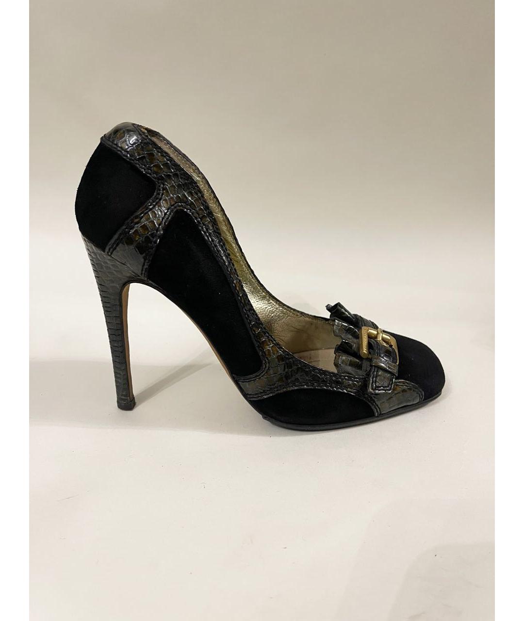 DSQUARED2 Черные замшевые туфли, фото 9