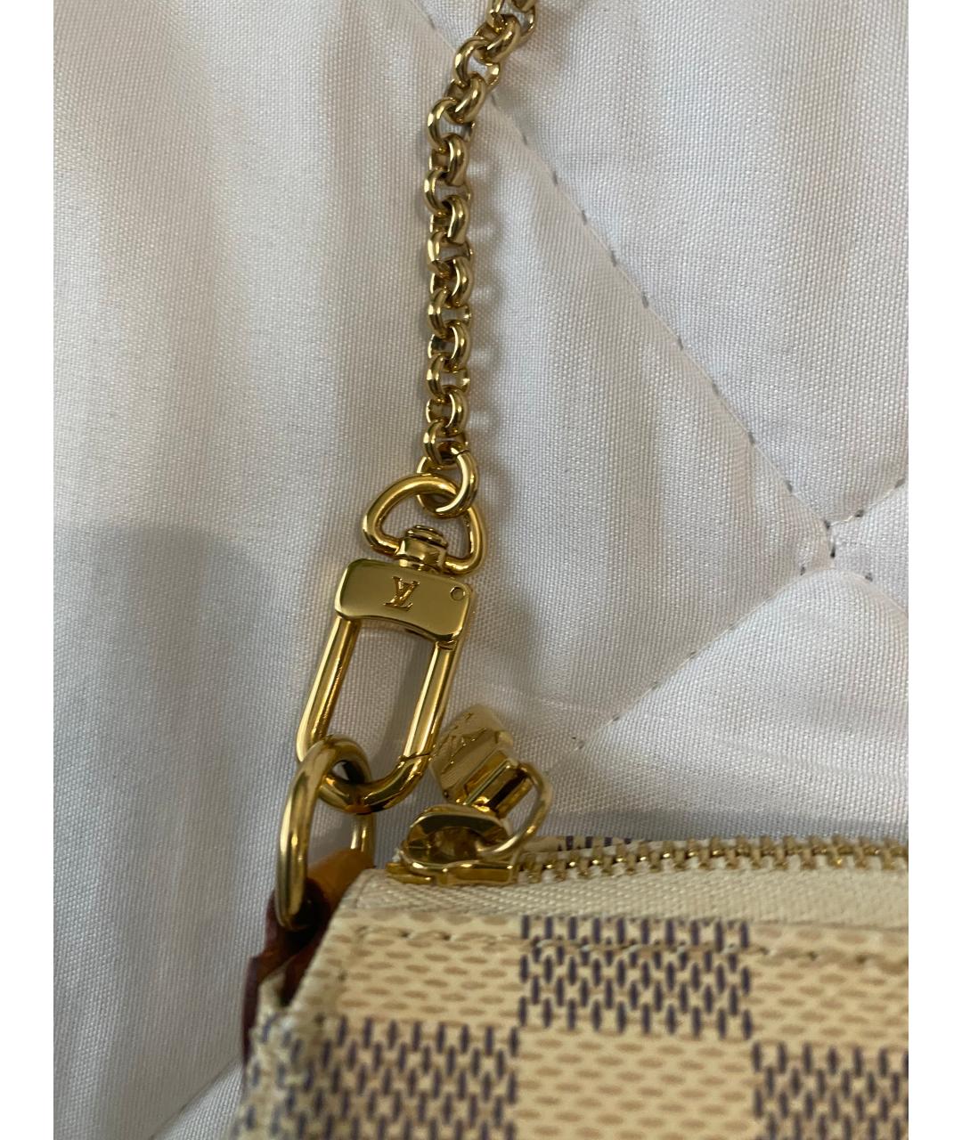 LOUIS VUITTON Бежевая сумка с короткими ручками, фото 7