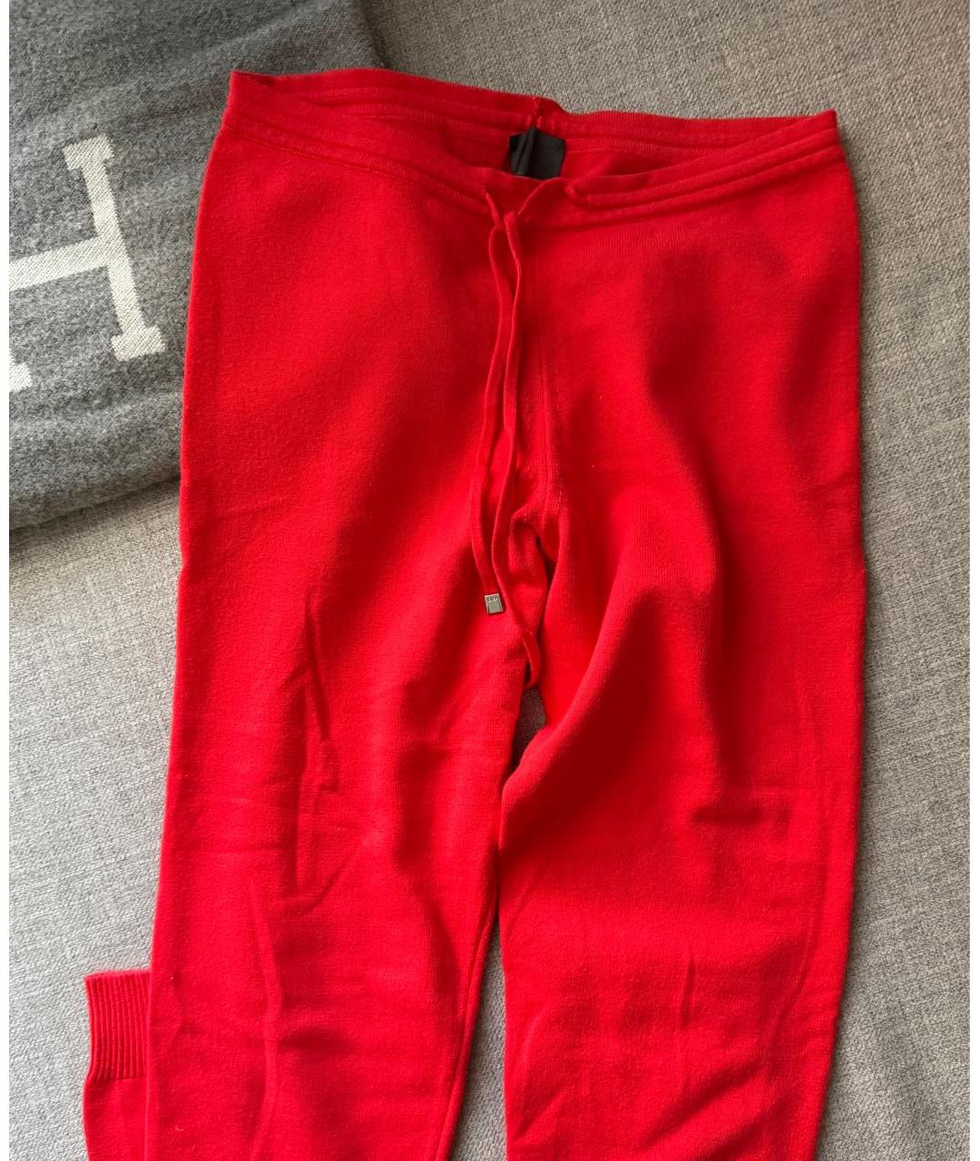 FENDI Коралловый вискозный костюм с брюками, фото 2