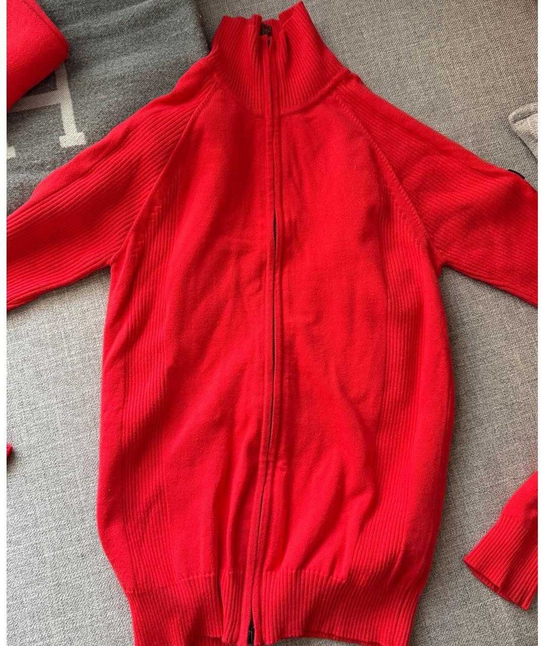 FENDI Коралловый вискозный костюм с брюками, фото 8