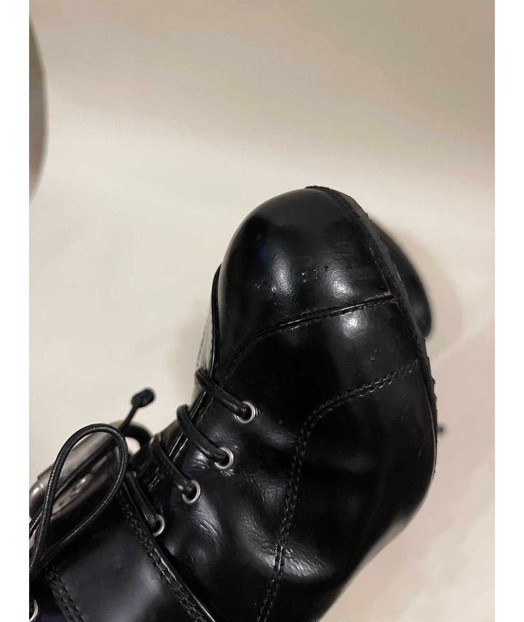 GIUSEPPE ZANOTTI DESIGN Черные кожаные ботильоны, фото 6