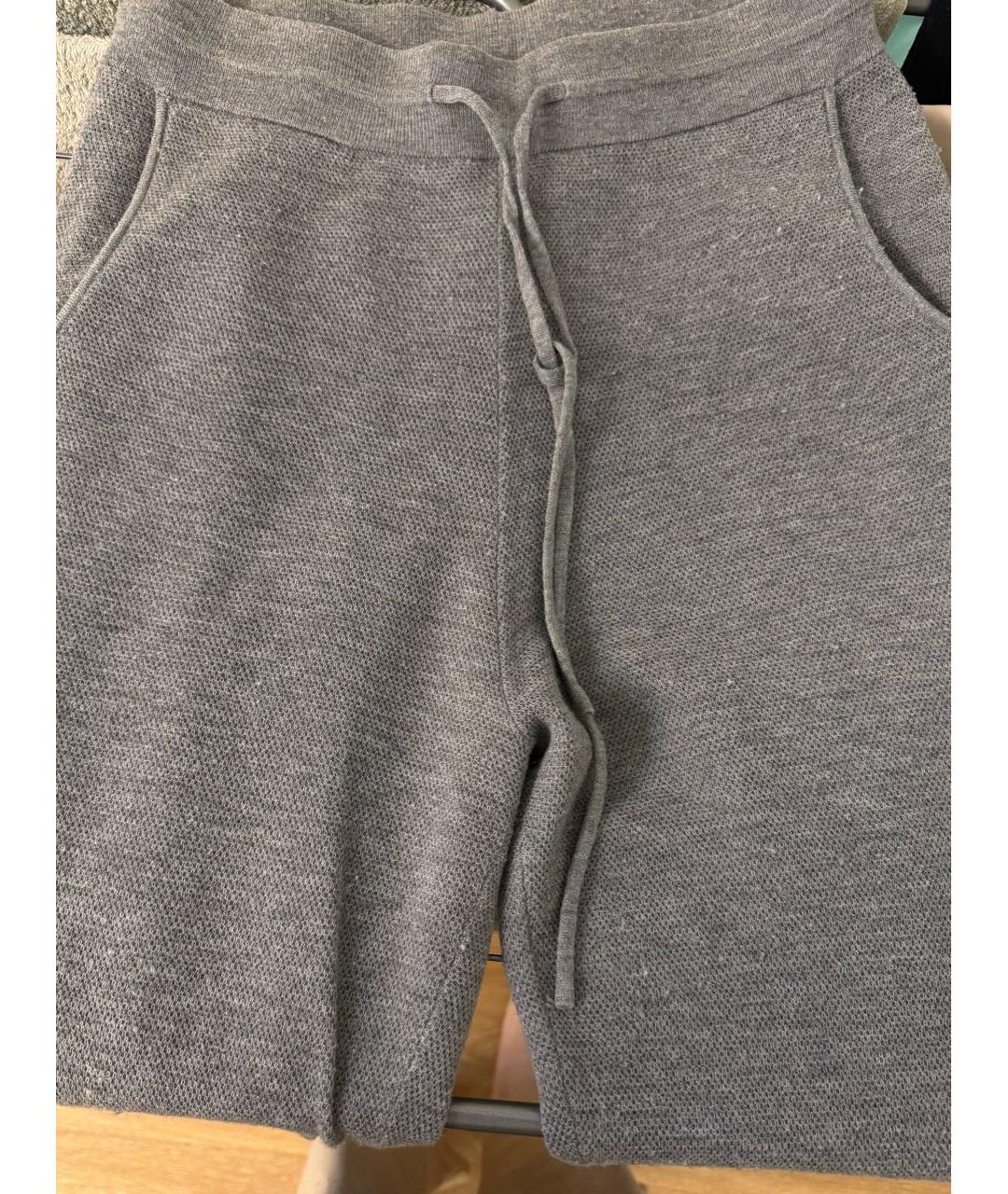 CHRISTIAN DIOR Серый шерстяной костюм с брюками, фото 2