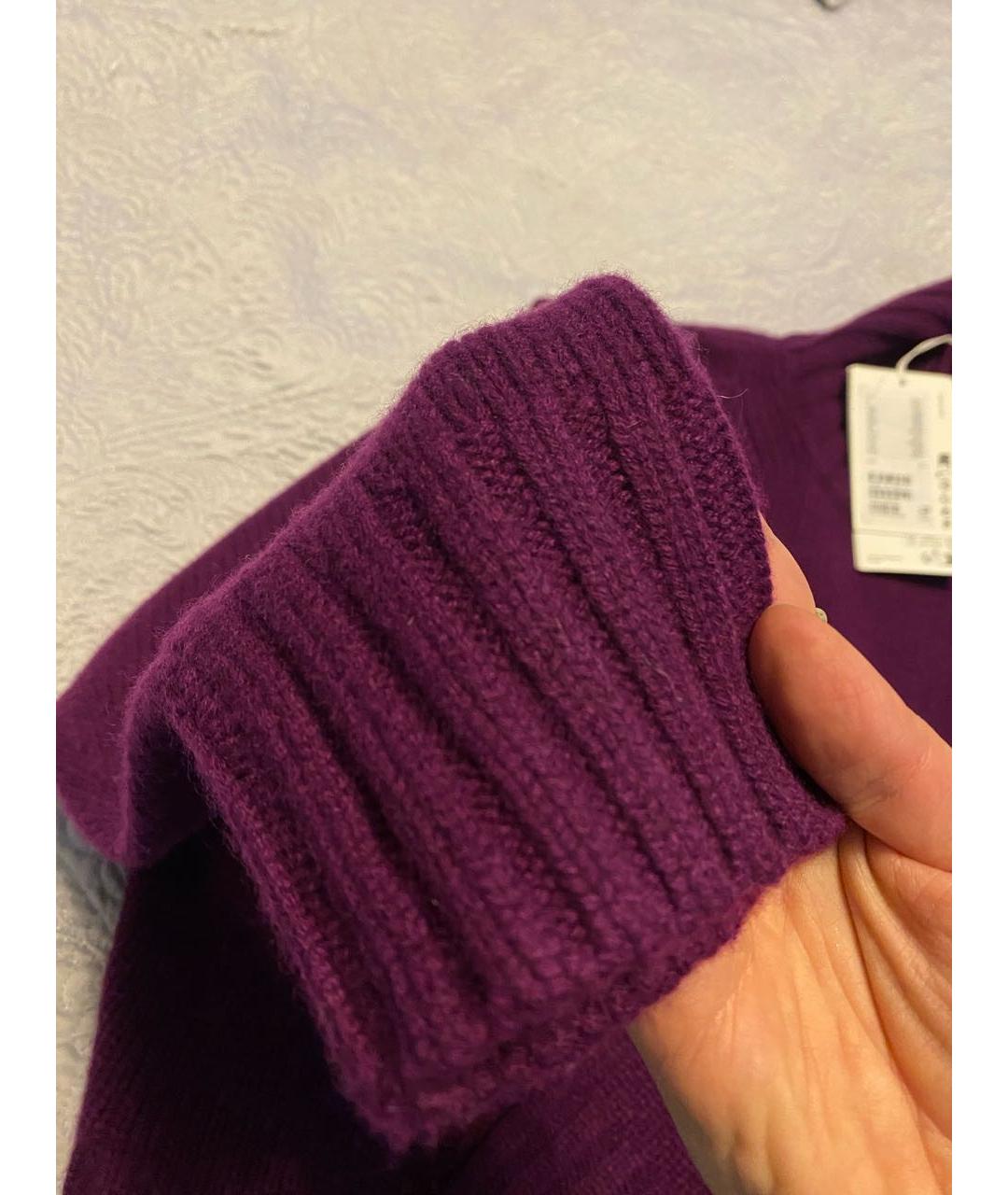 COS Фиолетовый кашемировый джемпер / свитер, фото 4