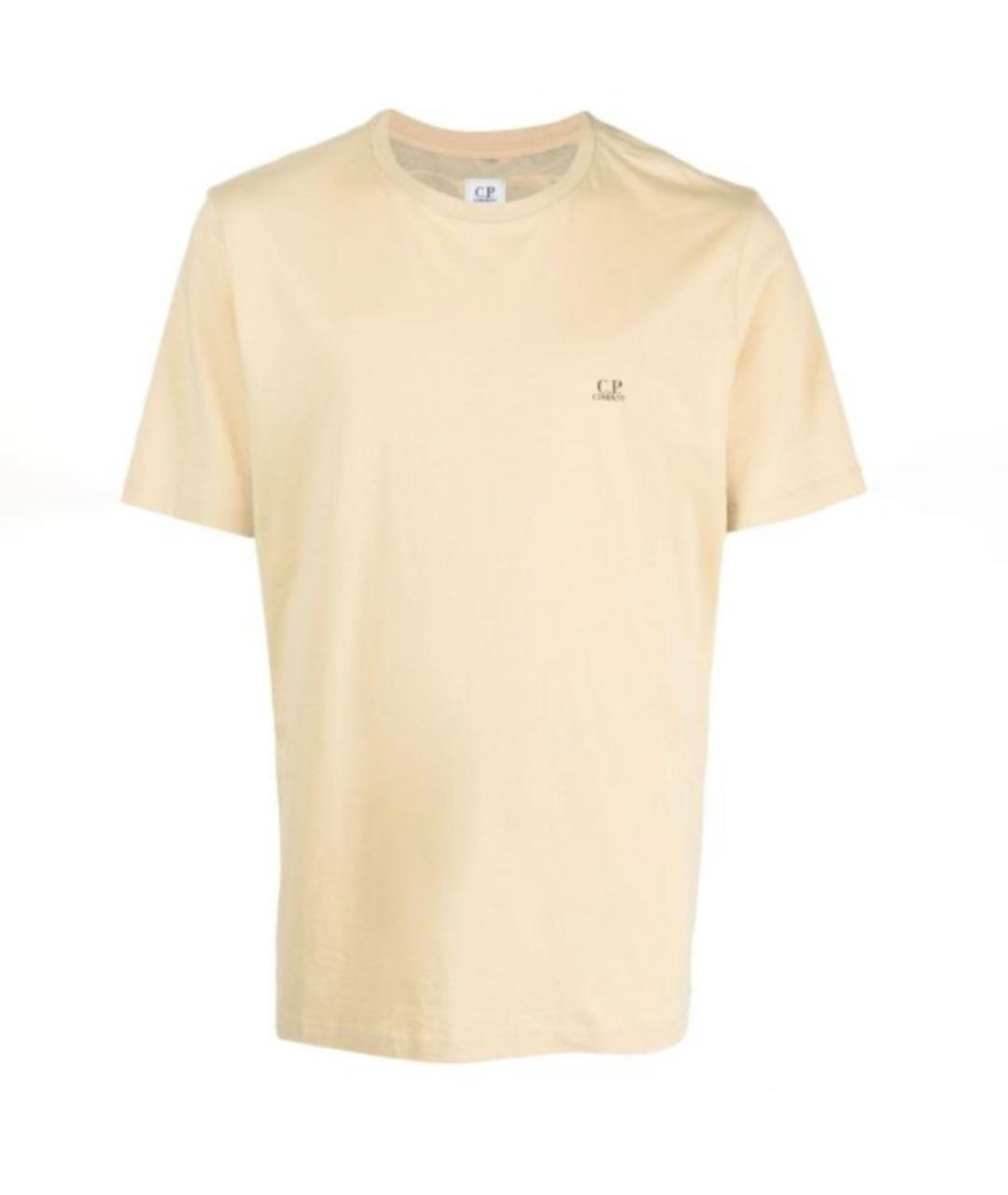 CP COMPANY Желтая хлопковая футболка, фото 6
