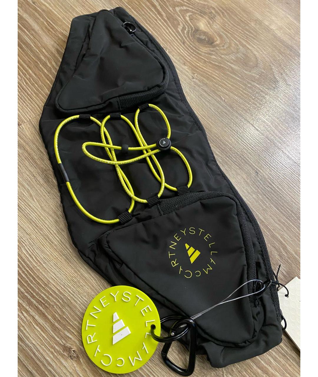 ADIDAS BY STELLA MCCARTNEY Черная синтетическая поясная сумка, фото 7