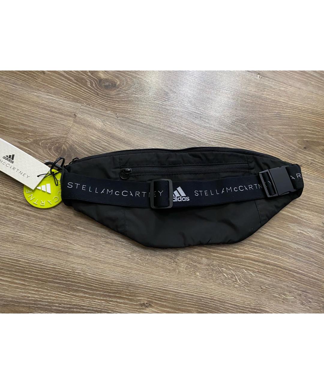 ADIDAS BY STELLA MCCARTNEY Черная синтетическая поясная сумка, фото 5