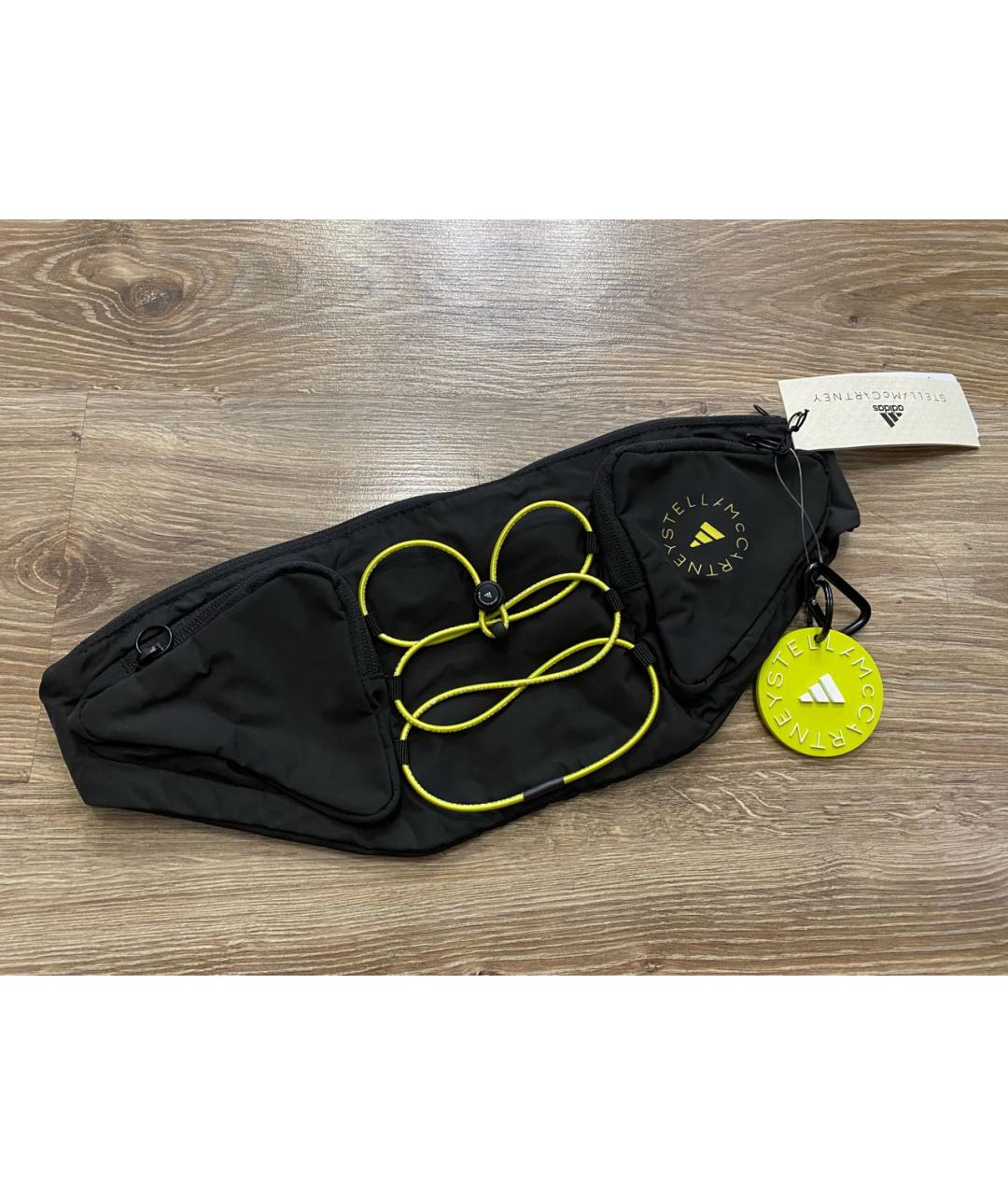 ADIDAS BY STELLA MCCARTNEY Черная синтетическая поясная сумка, фото 4