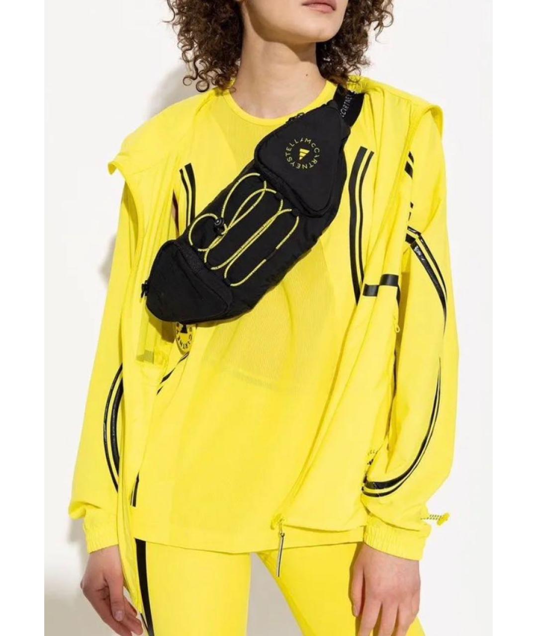 ADIDAS BY STELLA MCCARTNEY Черная синтетическая поясная сумка, фото 2