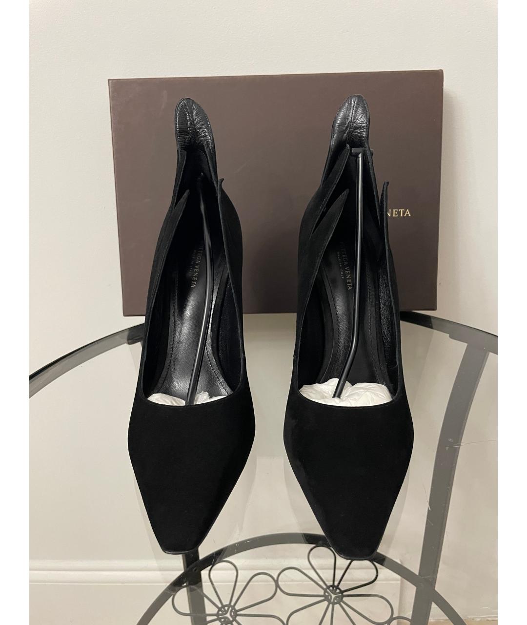 CELINE Черные замшевые туфли, фото 2