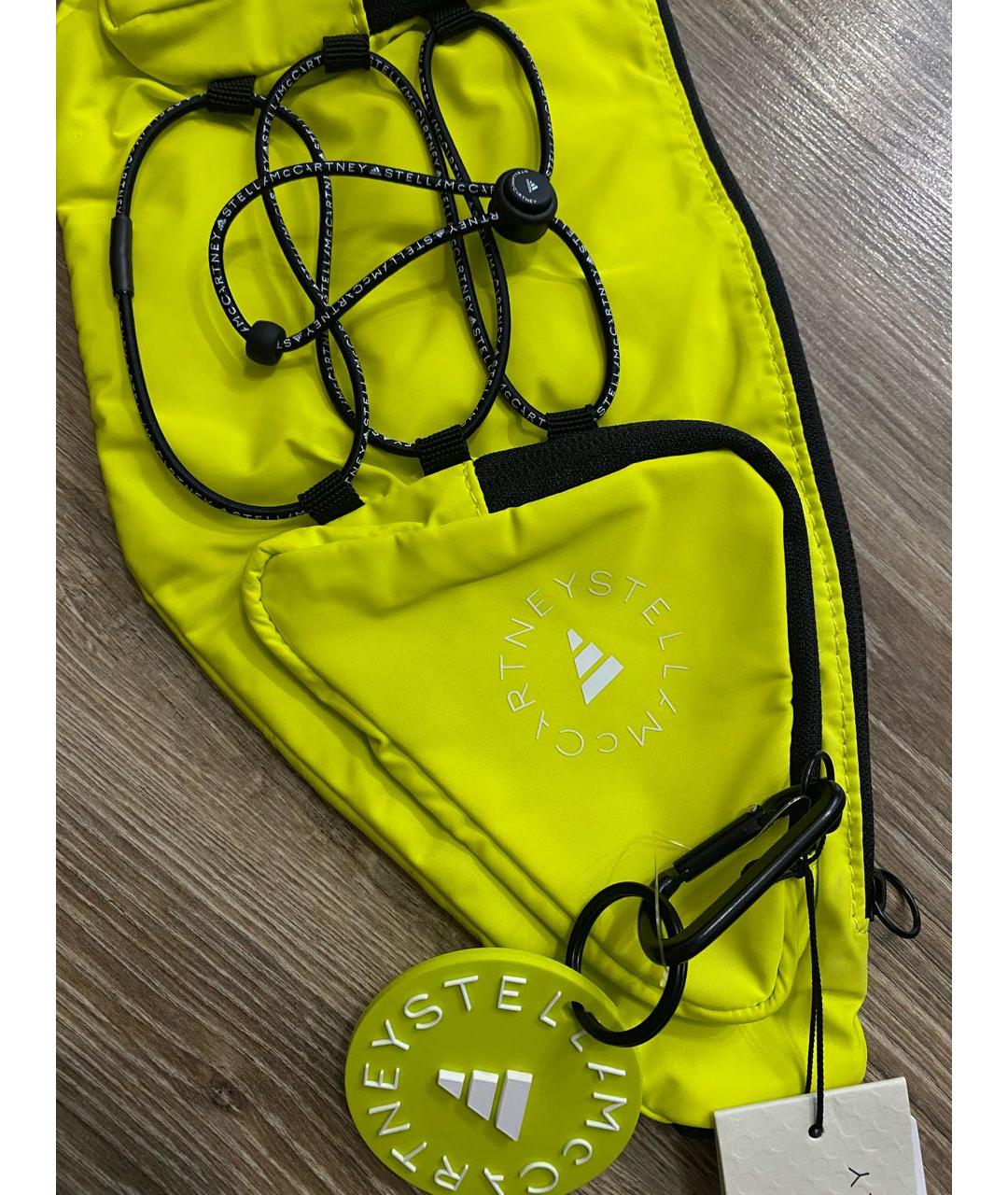 ADIDAS BY STELLA MCCARTNEY Желтая синтетическая поясная сумка, фото 5